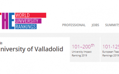 La UVa escala posiciones en el Europe Teaching Rankings 2019 alcanzando el tramo 101 a 125