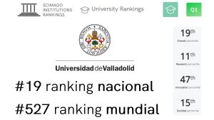 Scimago Institutions Ranking 2022 Universidad de Valladolid